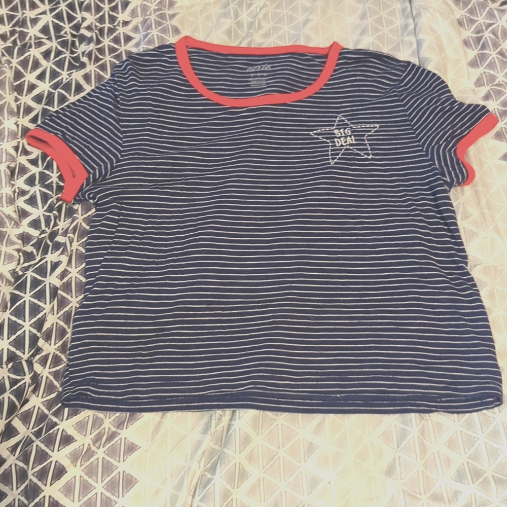 striped t-shirt